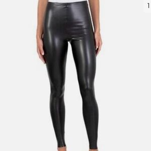 Joie Black Faux Leather Leggings XL NWT
